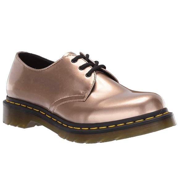 Dr Martens Rose Gold Derby Vegan Doc 